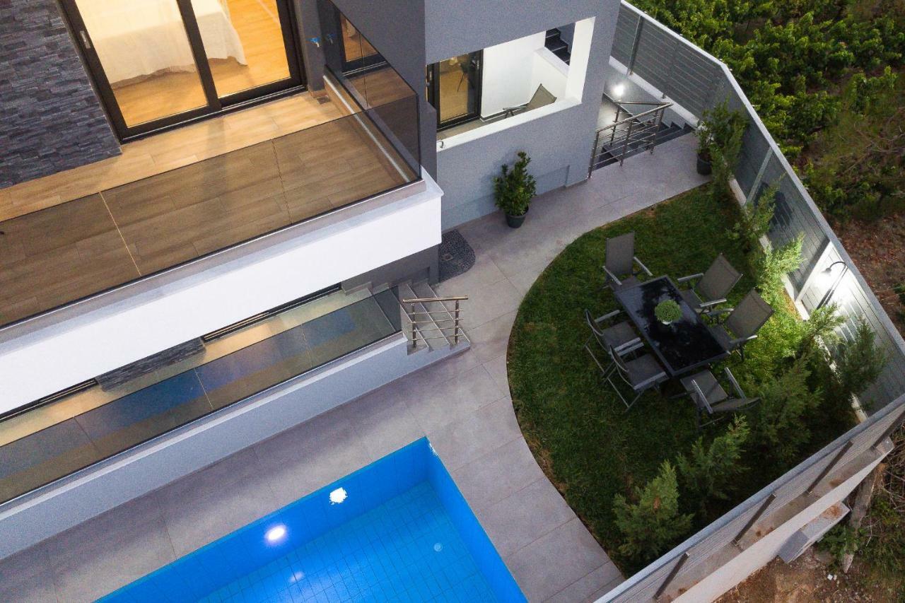 Nisos Villa, Pool & Heated Spawhirlpool, Walking To Beach, By Thinkvilla Sfakaki Exterior photo